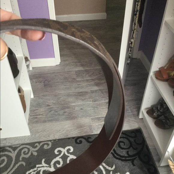 Michael Kors Monogram Belt Reversible Unisex 35-38 - Picture 4 of 7